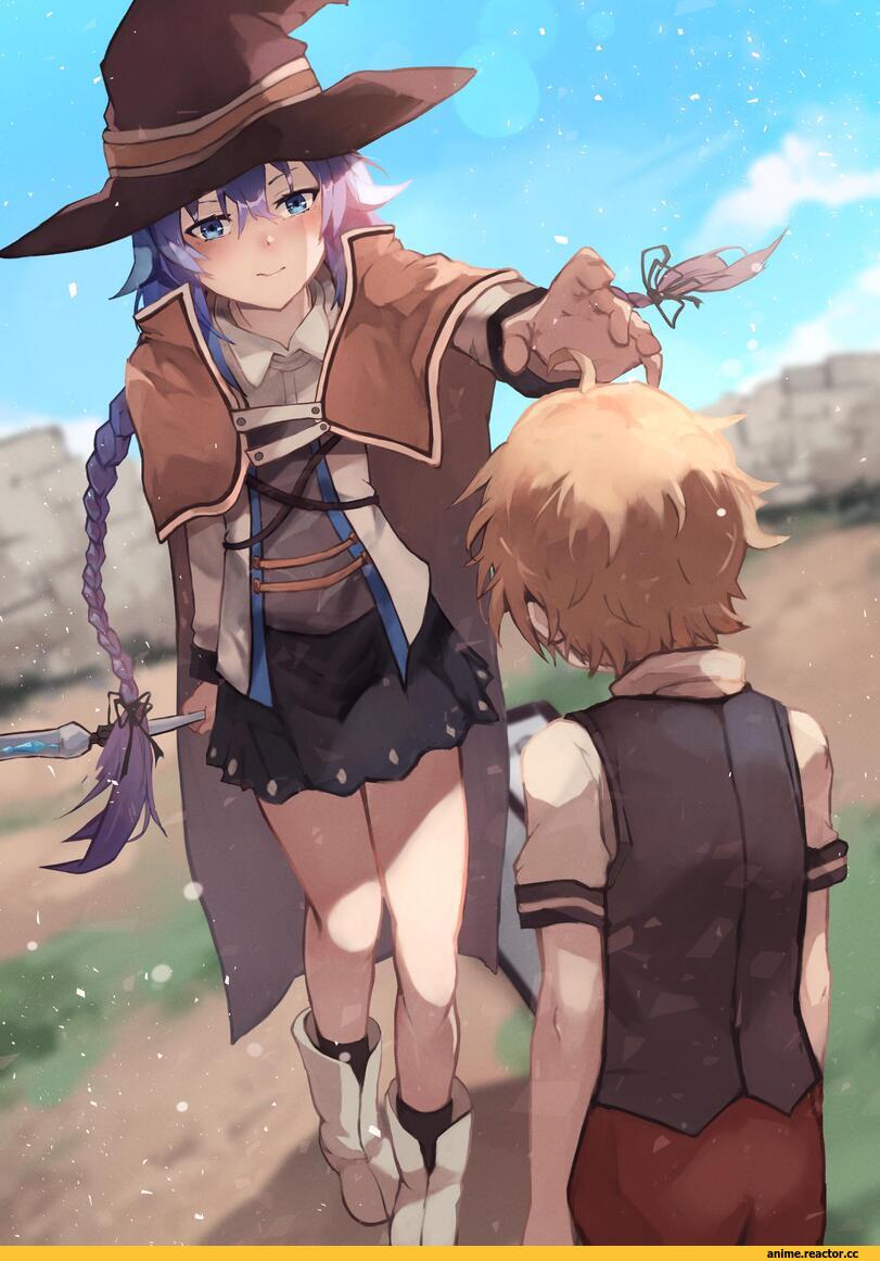 ,Anime,Аниме,Mushoku Tensei,Mushoku Tensei: Isekai Ittara Honki Dasu, Mushoku Tensei: Jobless Reincarnation,Roxy Migurdia,Rudeus Greyrat,shizu (shizuillust),Anime Unsorted