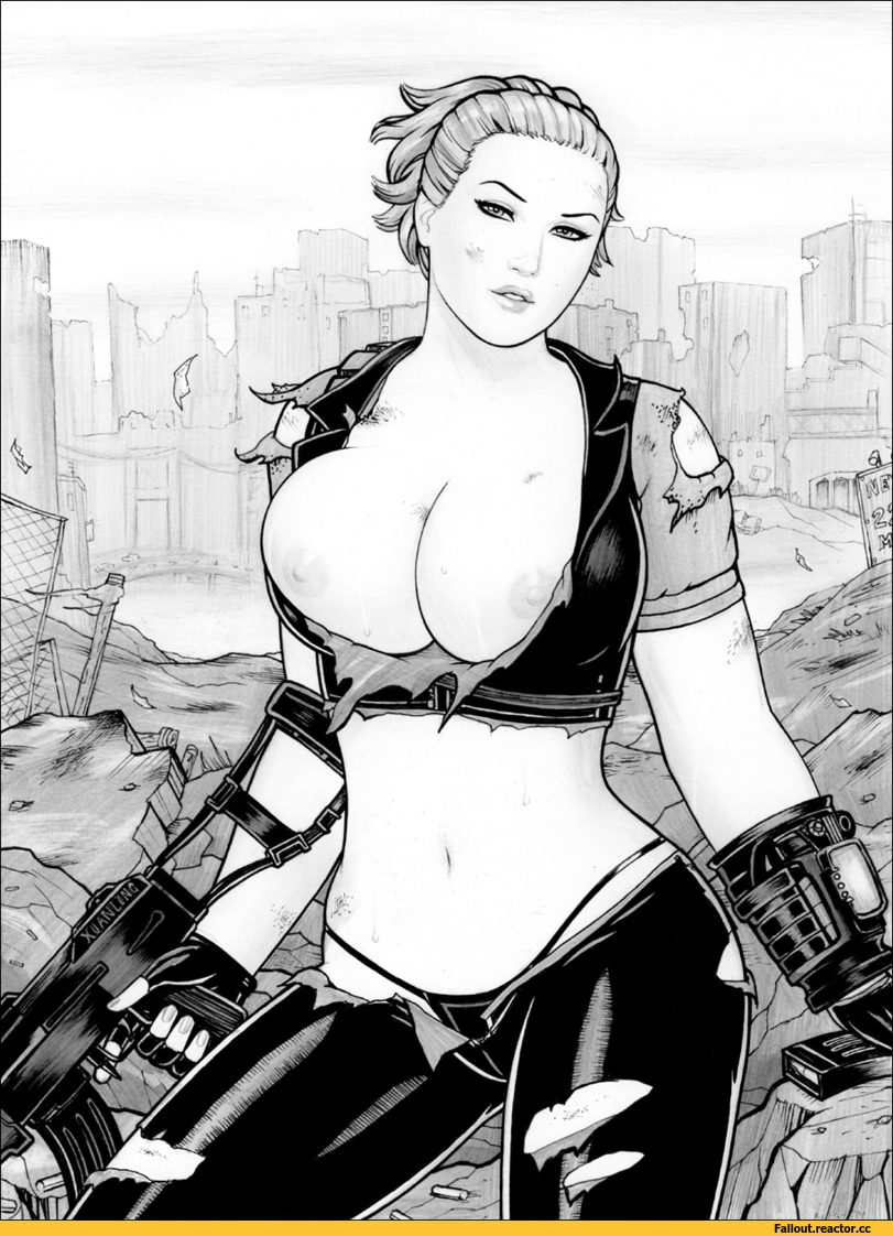 ,Fallout,Фоллаут,фэндомы,Fallout 3,Fallout art,Fallout Ero,monochrome,rplatt