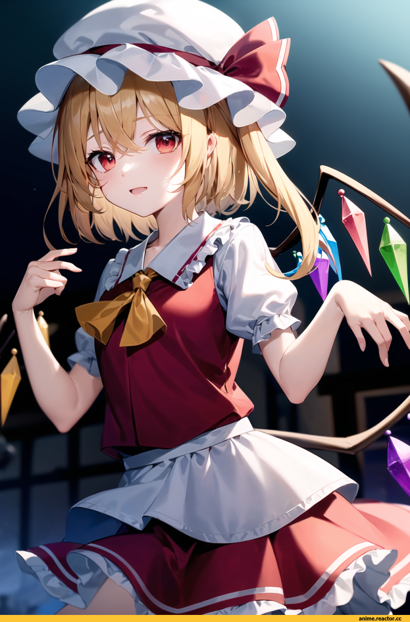 Flandre Scarlet,Touhou Project,Touhou, Тохо,Anime,Аниме,фэндомы,нагенерил сам,Нейросетевые Барышни,арт барышня,арт девушка, art барышня, art girl,art,арт,Anime Unsorted