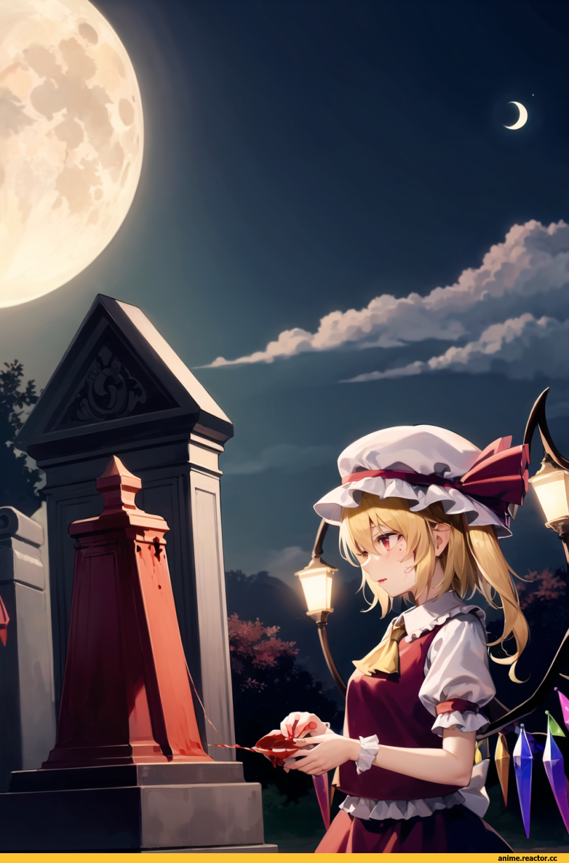 Flandre Scarlet,Touhou Project,Touhou, Тохо,Anime,Аниме,фэндомы,нагенерил сам,Нейросетевые Барышни,арт барышня,арт девушка, art барышня, art girl,art,арт,Anime Unsorted