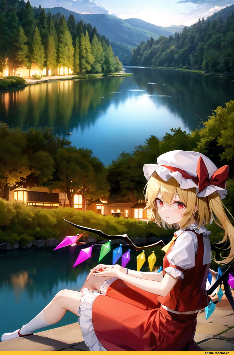 ﻿/ /Д шш ч \/ ^ \ J \ л ^ ш \,Flandre Scarlet,Touhou Project,Touhou, Тохо,Anime,Аниме,фэндомы,нагенерил сам,Нейросетевые Барышни,арт барышня,арт девушка, art барышня, art girl,art,арт,Anime Unsorted