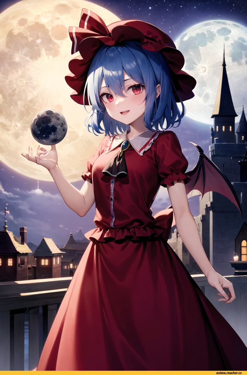 Remilia Scarlet,Touhou Project,Touhou, Тохо,Anime,Аниме,фэндомы,нагенерил сам,Нейросетевые Барышни,арт барышня,арт девушка, art барышня, art girl,art,арт,Anime Unsorted