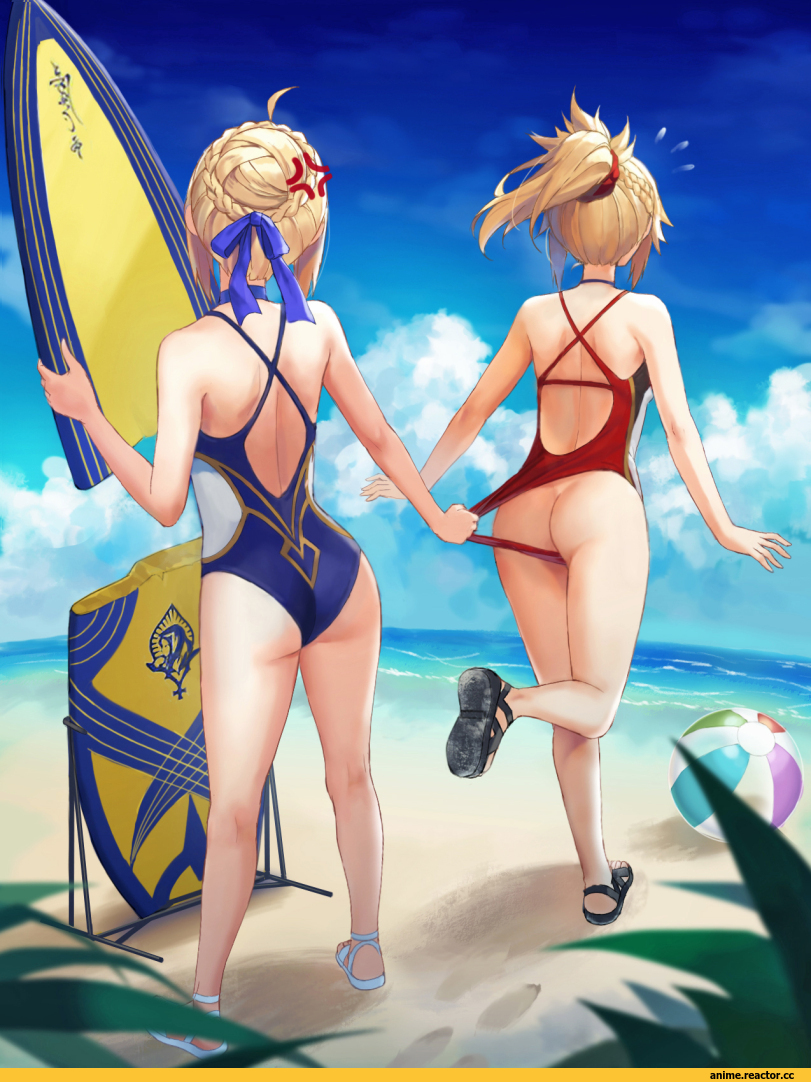 ,Tonee,Anime Artist,Аниме арт, Аниме-арт,artist,Saber (Fate),Fate (series),Fate (srs),Anime,Аниме,фэндомы,Saber of Red,Fate/Apocrypha,Anime Ero Swim,Anime Ero,Взрослые Няшки,oshiri