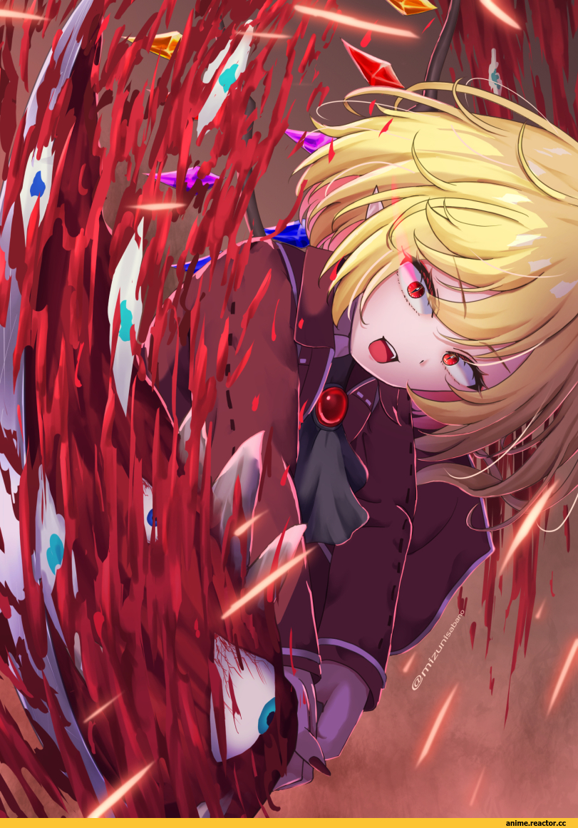 Touhou Project,Touhou, Тохо,Anime,Аниме,фэндомы,Flandre Scarlet,Gebura,LC Sefira,Lobotomy Corporation,Игры,Library of Ruina,mizunisabano,crossover,Anime Unsorted