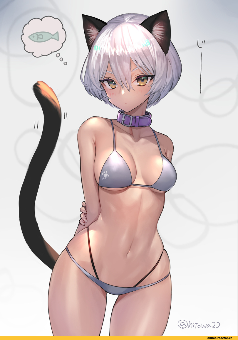 ,hitowa,AO,Anime,Аниме,фэндомы,neko,Animal Ears (Anime),Kemonomimi, Девушки с ушками, Anime Ears,Anime Ero Swim,Anime Ero,Взрослые Няшки,Anime Unsorted